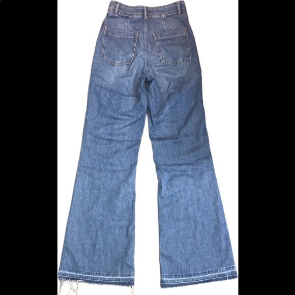 Free People Mindy Rigid Flare women’s ultra high waist size 27 -Indigo Blue- - Picture 5 of 7